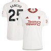 Original Fußballtrikot Manchester United Sancho 25 Ausweichtrikot 2023-24 Für Herren